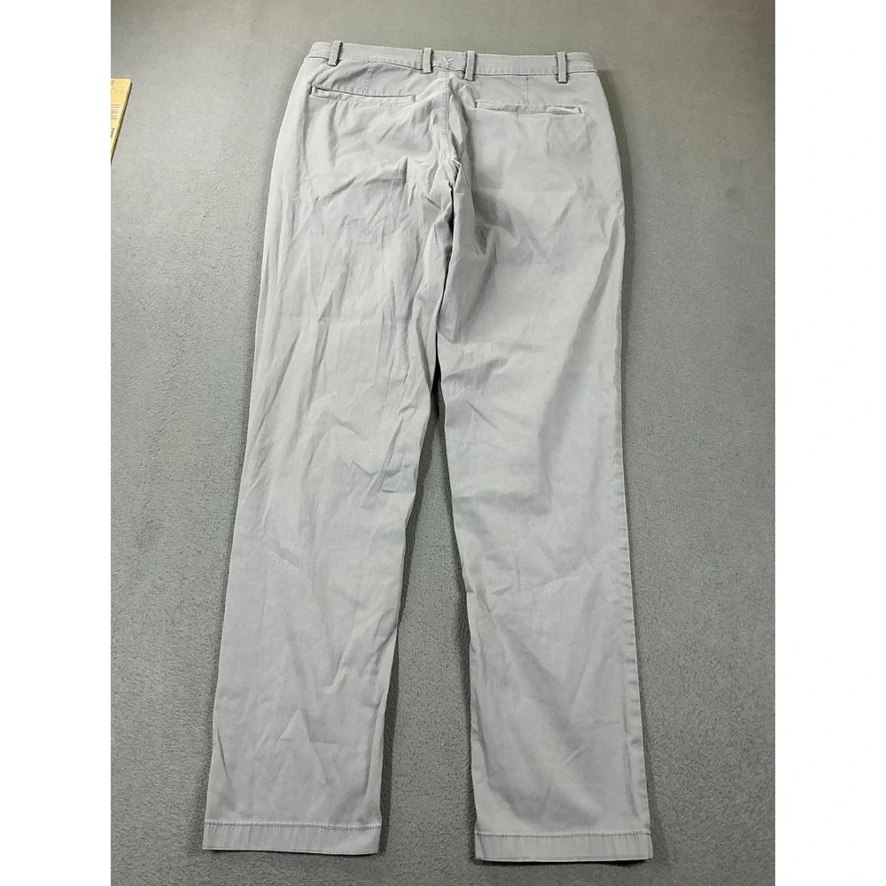 Birddogs Pants Mens 34x31 Gray Stretch Chino‎ Lightweight Casual Travel Golf